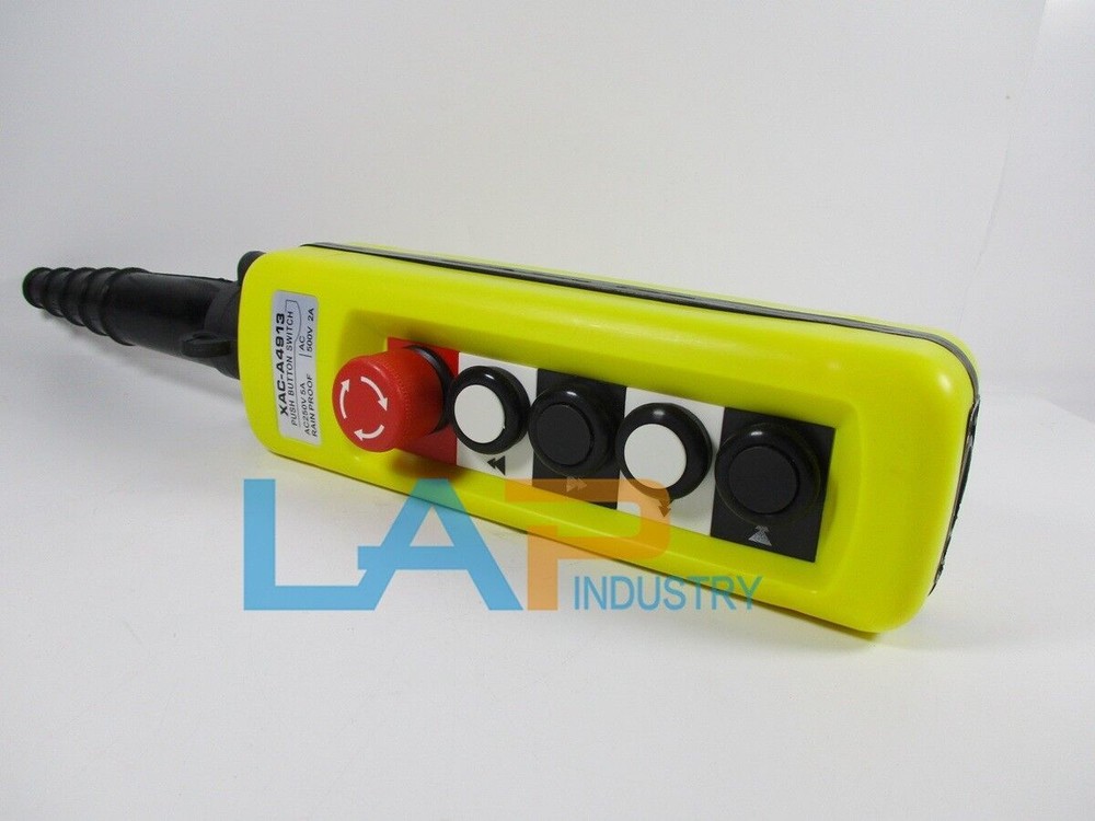 1PCS New XAC-4913 Pendant Control Stations Crane 4 Pushbutton Switch