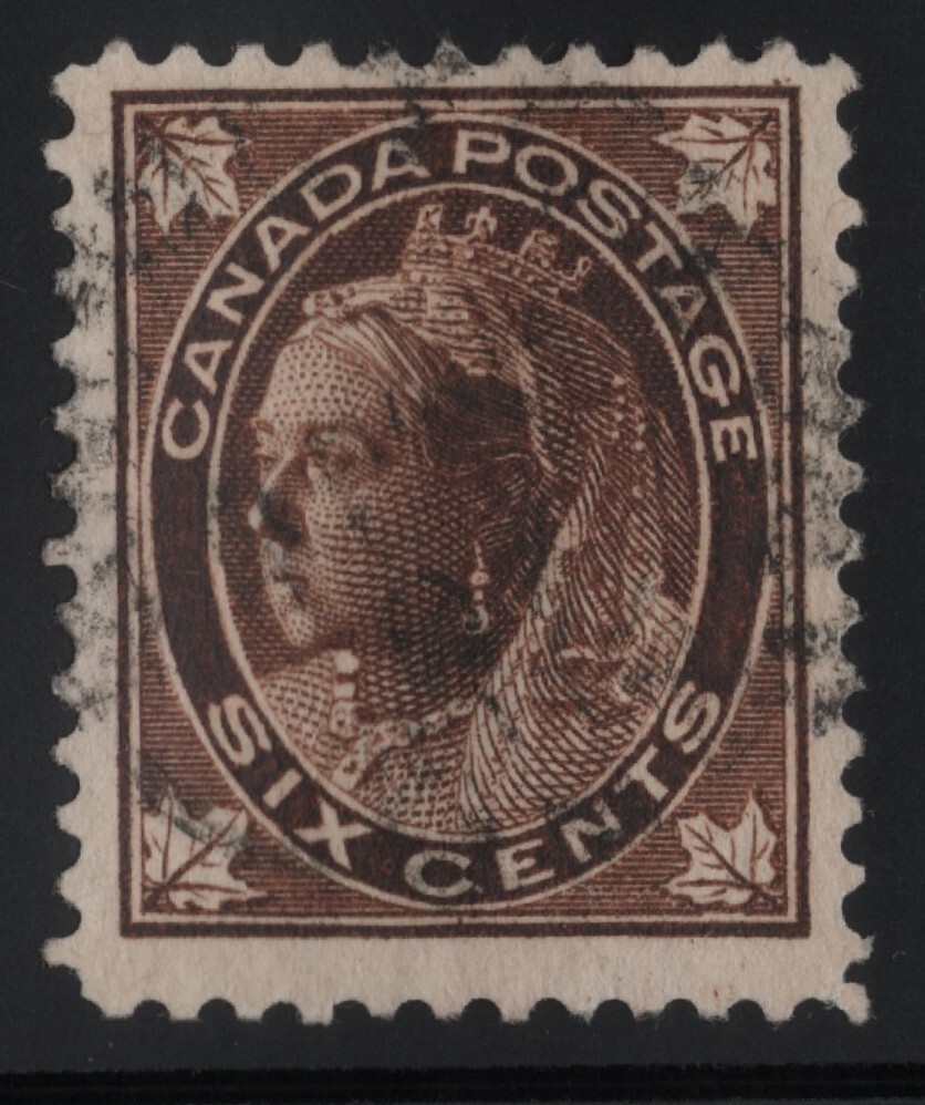#71 Leaf 6c Canada used well centered  cv $60