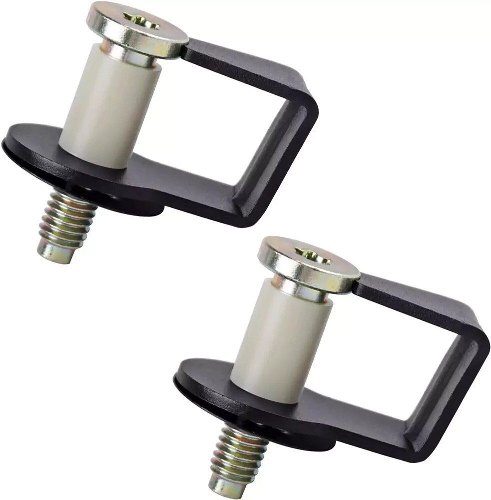 2 Pack Door Striker Bolts Set Includes Bushing Compatible with 1980-1997 Ford