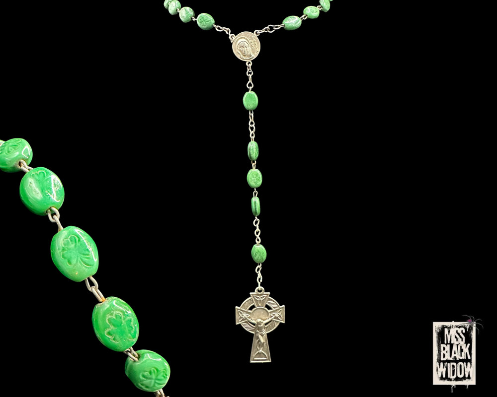 Vintage Celtic Rosary- Late 20th Century- Ireland