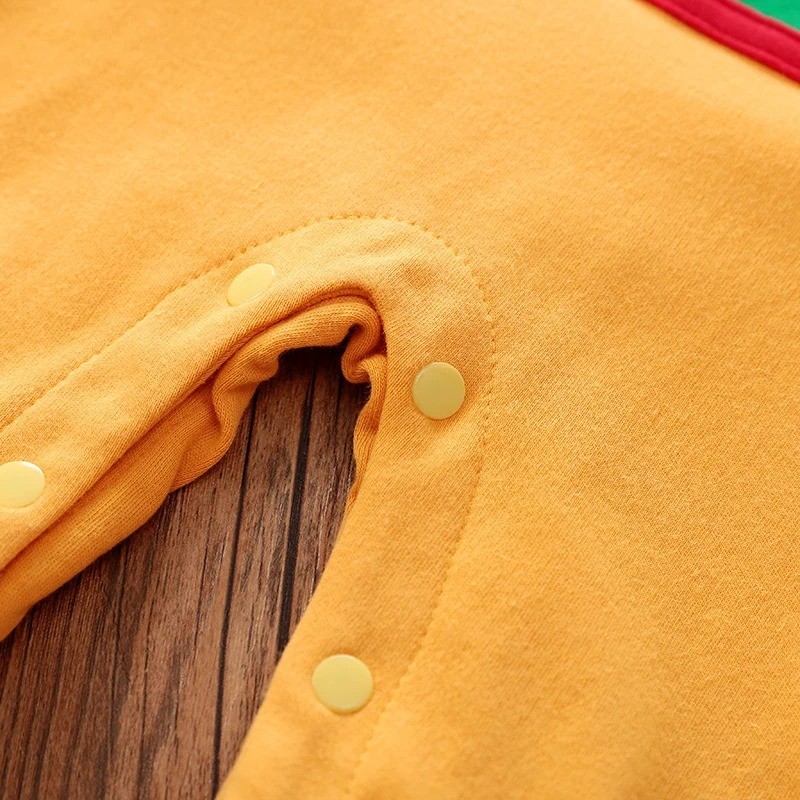 Newborn Anime Cosplay Romper - 0-18M Baby Gohan Soft Cotton Jumpsuit