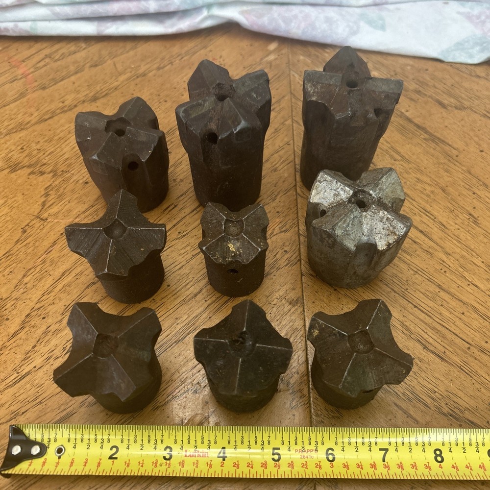 VINTAGE CARBIDE ROCK CROSS DRILL BITS