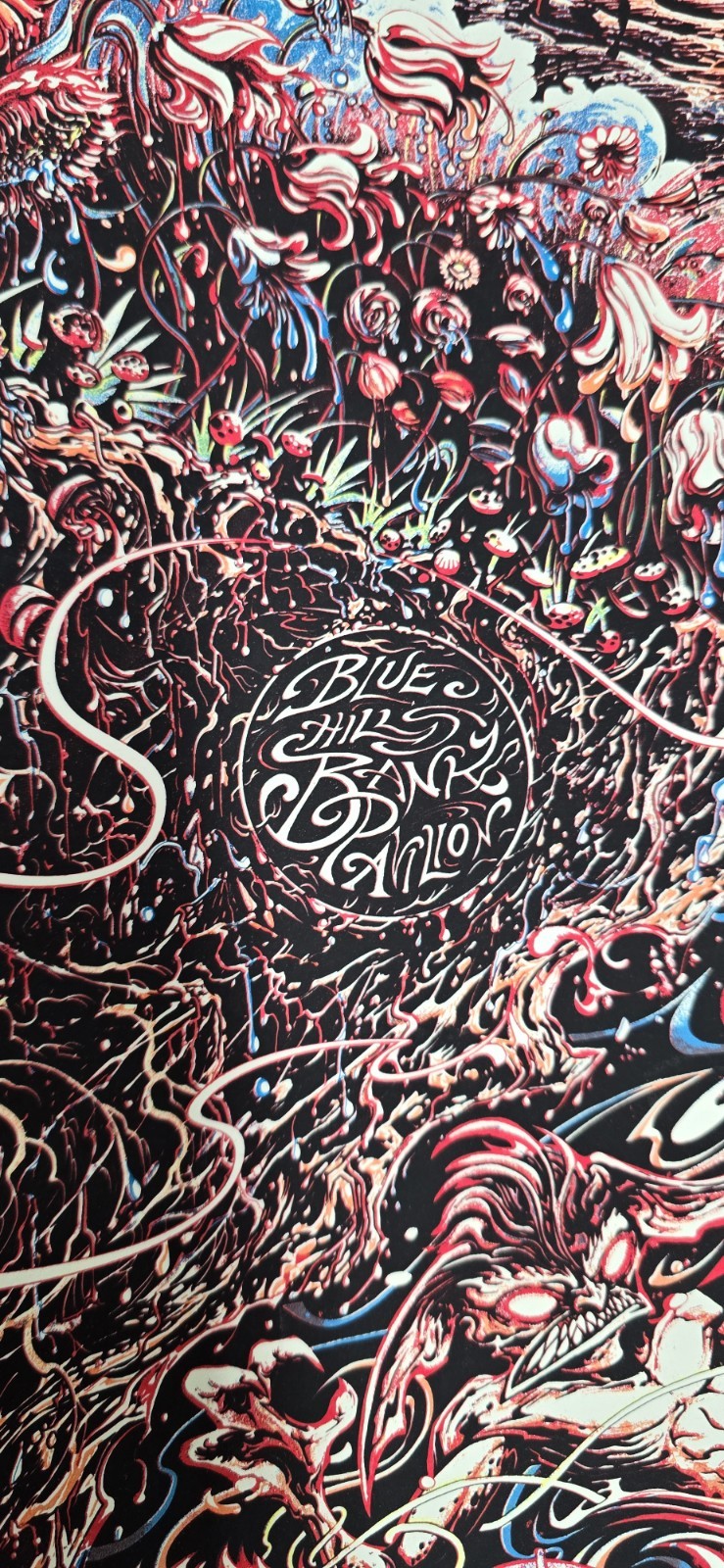 PRIMUS Signed Poster Boston MA Blue Hills Bank Pavilion 5-29-18 Miles Tsang