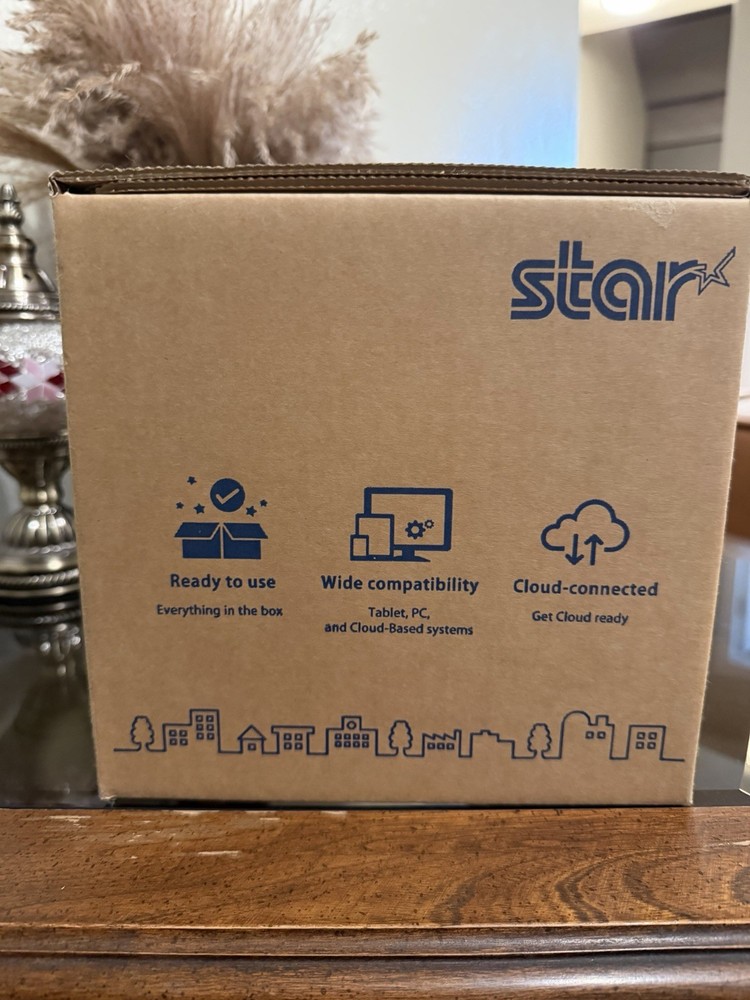 Star Micronics TSP100 Direct Thermal POS Printer Cloud-Compatible Eco Packaging