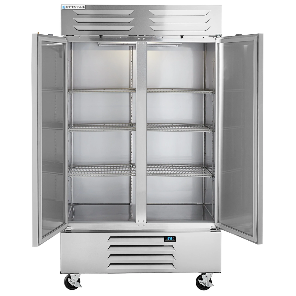 Beverage-Air 47" Two Section Solid Door Reach-In Refrigerator
