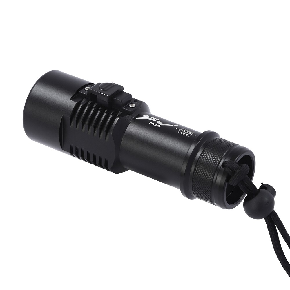 LED Dive Light, Waterproof Compact Bright Diving Torch, Submersible Flashlight