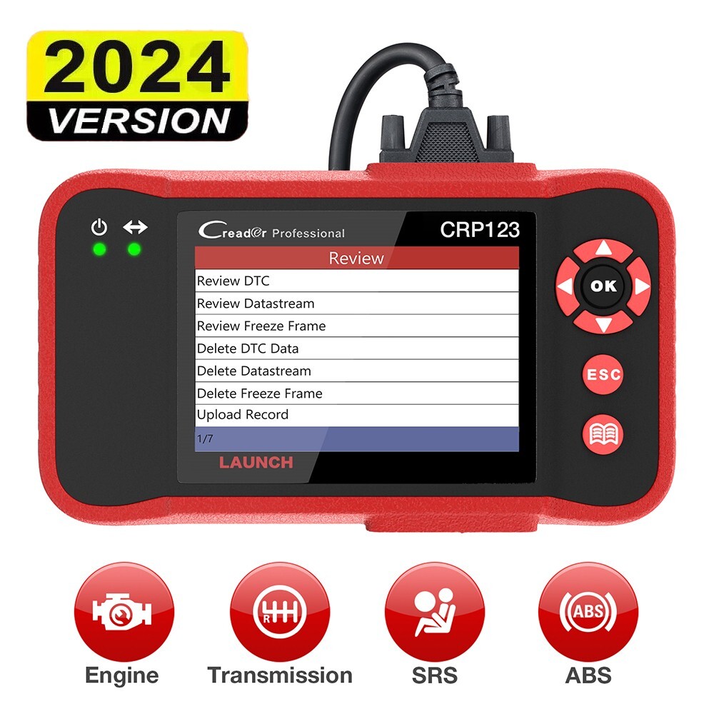 LAUNCH OBD2 Scanner ABS SRS Engine Transmission Code Reader Car Diagnostic Tool