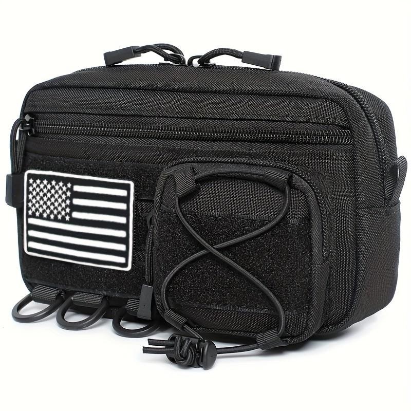 MOLLE Horizontal Admin Pouch with Front Pocket EDC Utility Bag