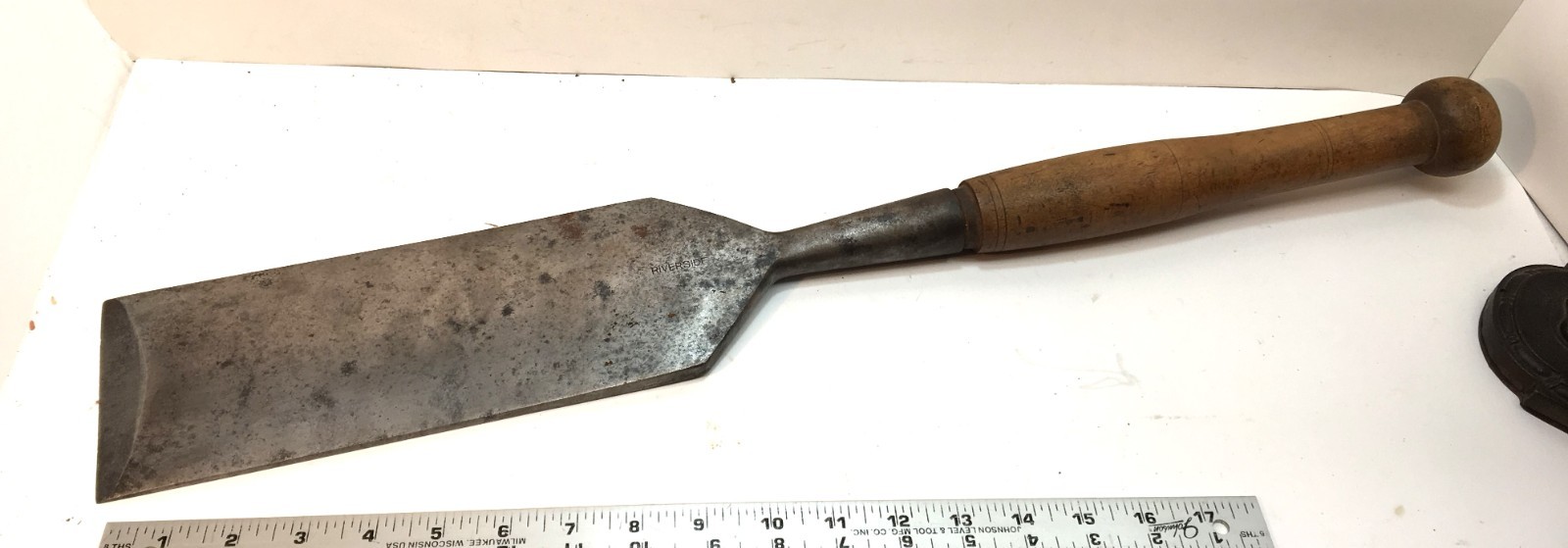 Huge - Riverside 4" Firmer Socket Chisel Timber Framing Slick Wood Woodworking