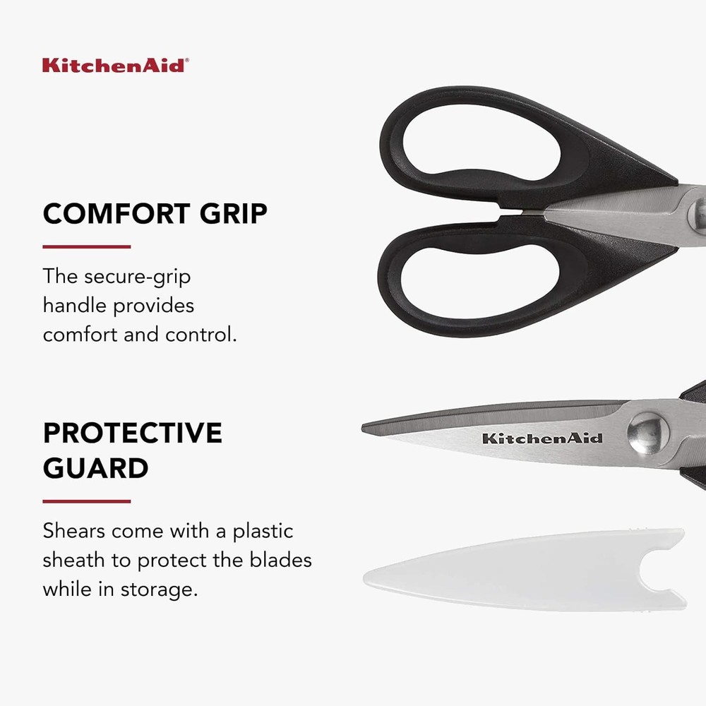 KitchenAid All Purpose Kitchen Shears, Durable Stainless Steel Scissors