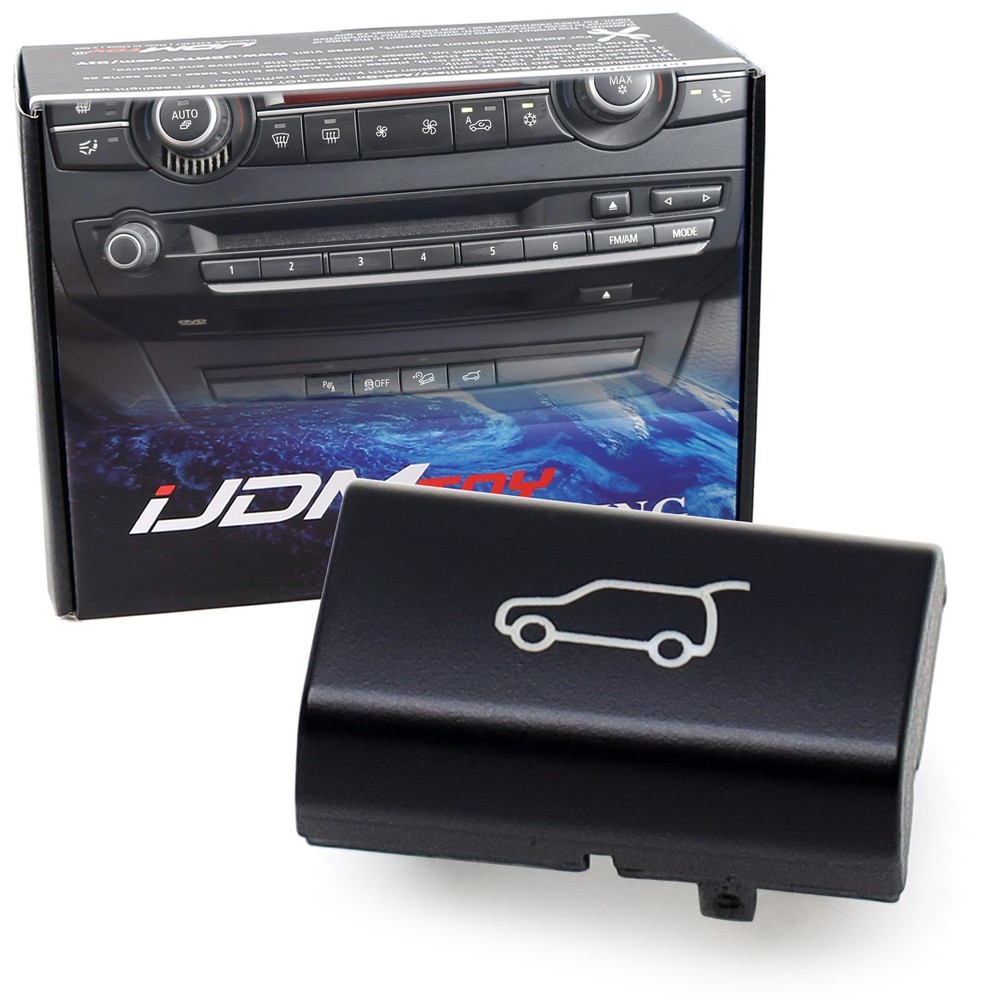 Center Console Rear Trunk Tailgate Open Switch Button Cap For BMW X5 X6 E70 E71