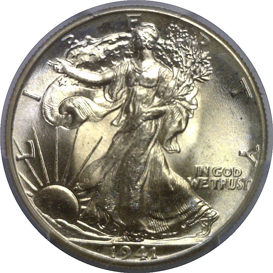 1941 Walking Liberty Half Dollar PCGS MS-66
