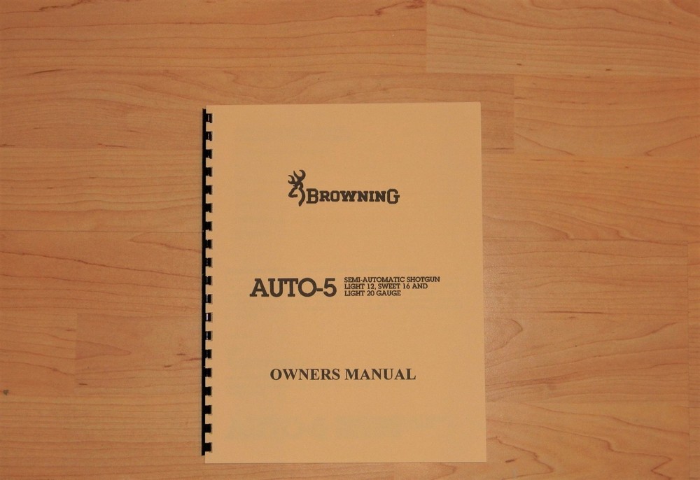 Browning Auto-5 Owners Manual - #B23