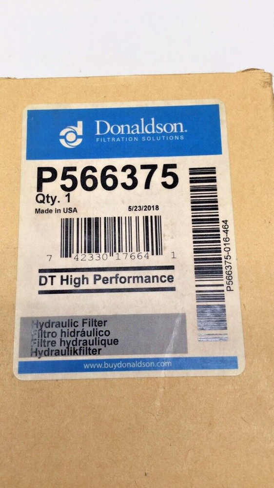 Donaldson P566375 Hydraulic Filter