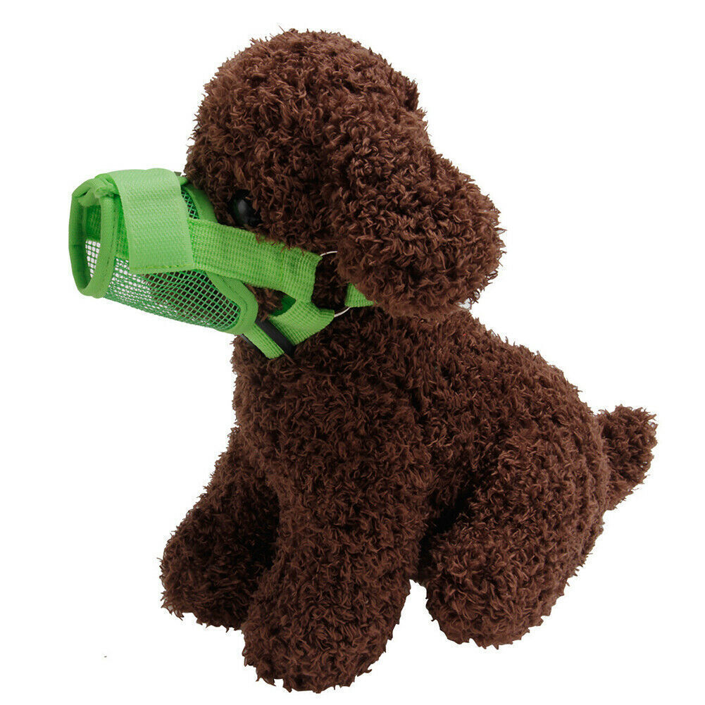 New Dog Muzzle Anti Stop Bite Barking Chewing Mesh Mask Training Pet Small Large