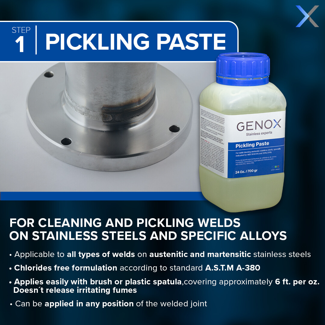 PICKLING PASTE/GEL FOR STAINLESS STEEL