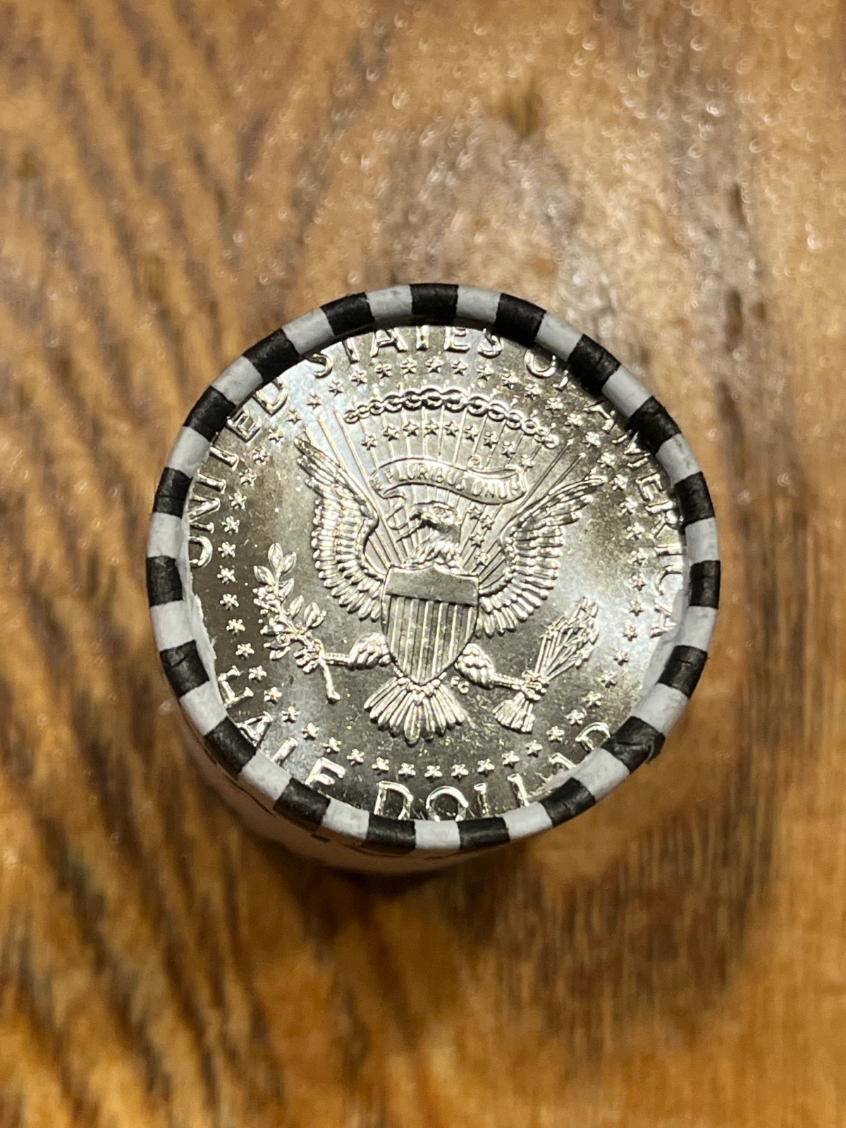 2025 P Kennedy Half Dollar Uncirculated Original Bank Wrapped Roll - 20 Coins