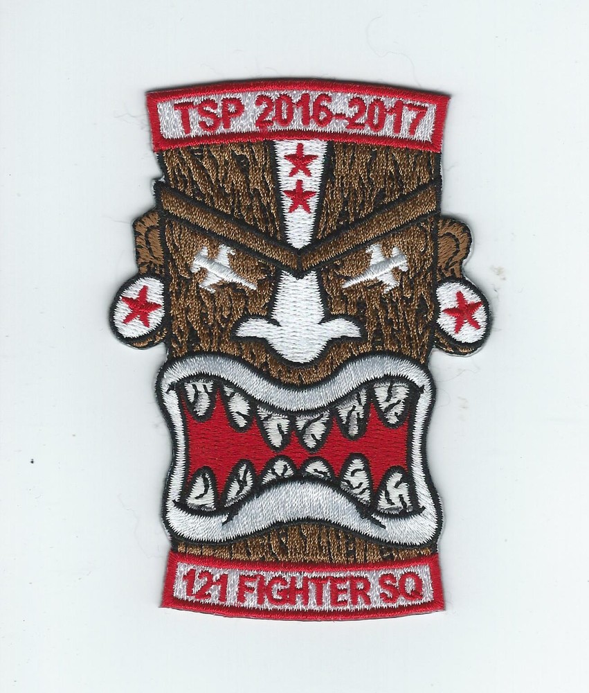 121st FIGHTER SQUADRON TSP 2016-2017 patch
