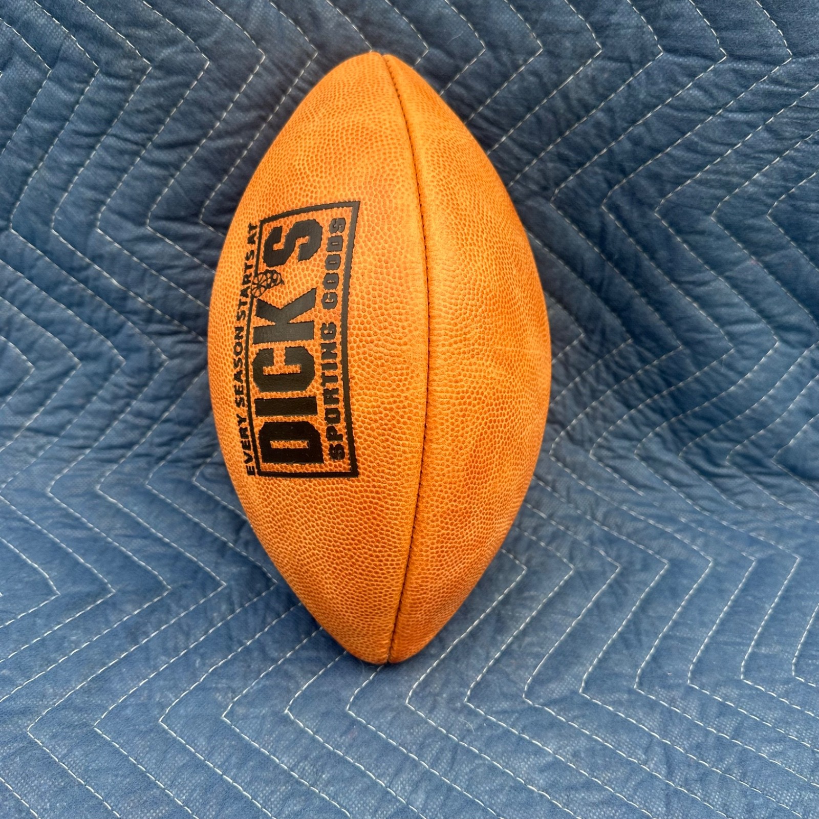 Wilson WTF1321 TDJ Junior Leather Game Brown Football GST-NEW-Made in USA!