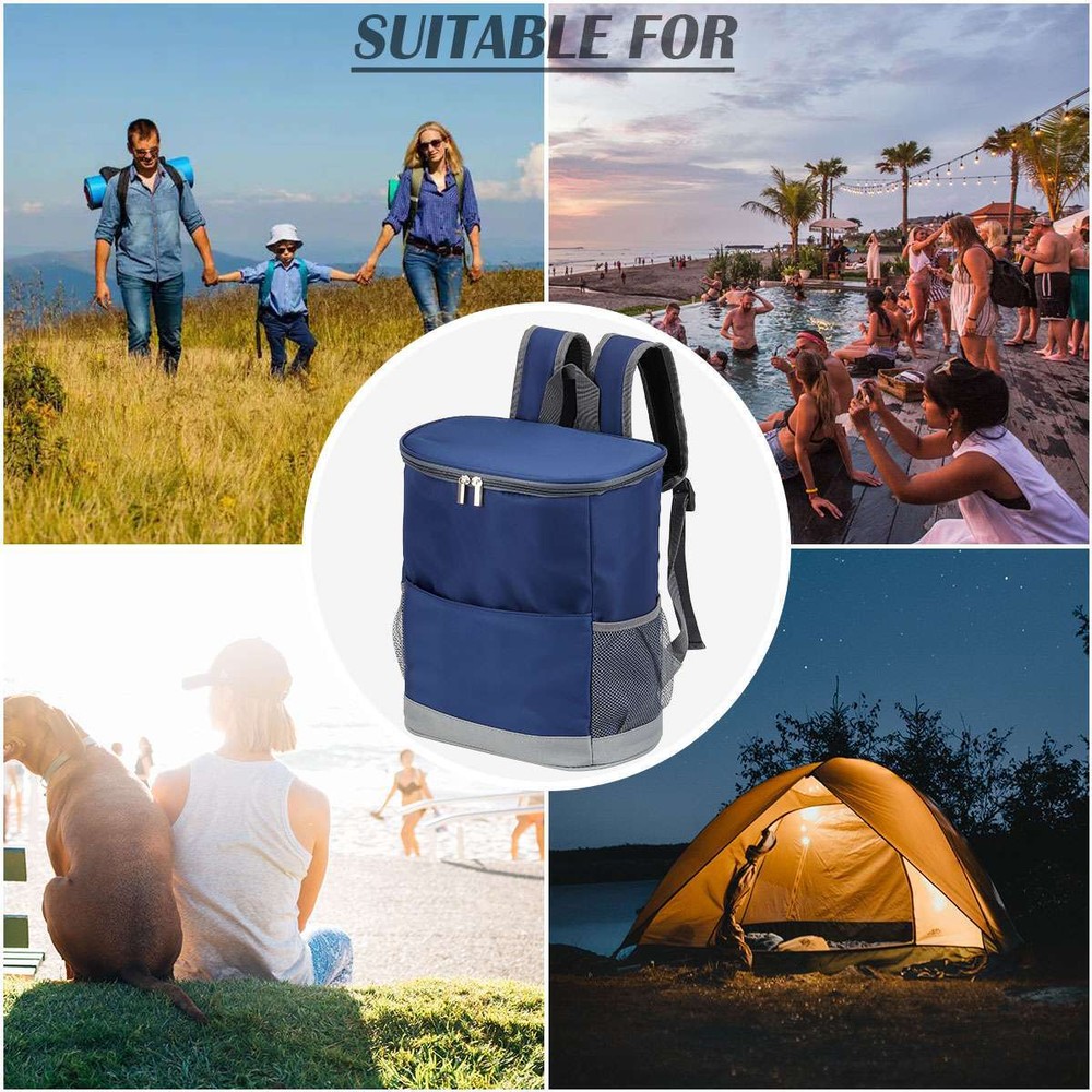 Backpack Cooler Leakproof Insulated Waterproof Backpack Cooler Bag, Lightweight