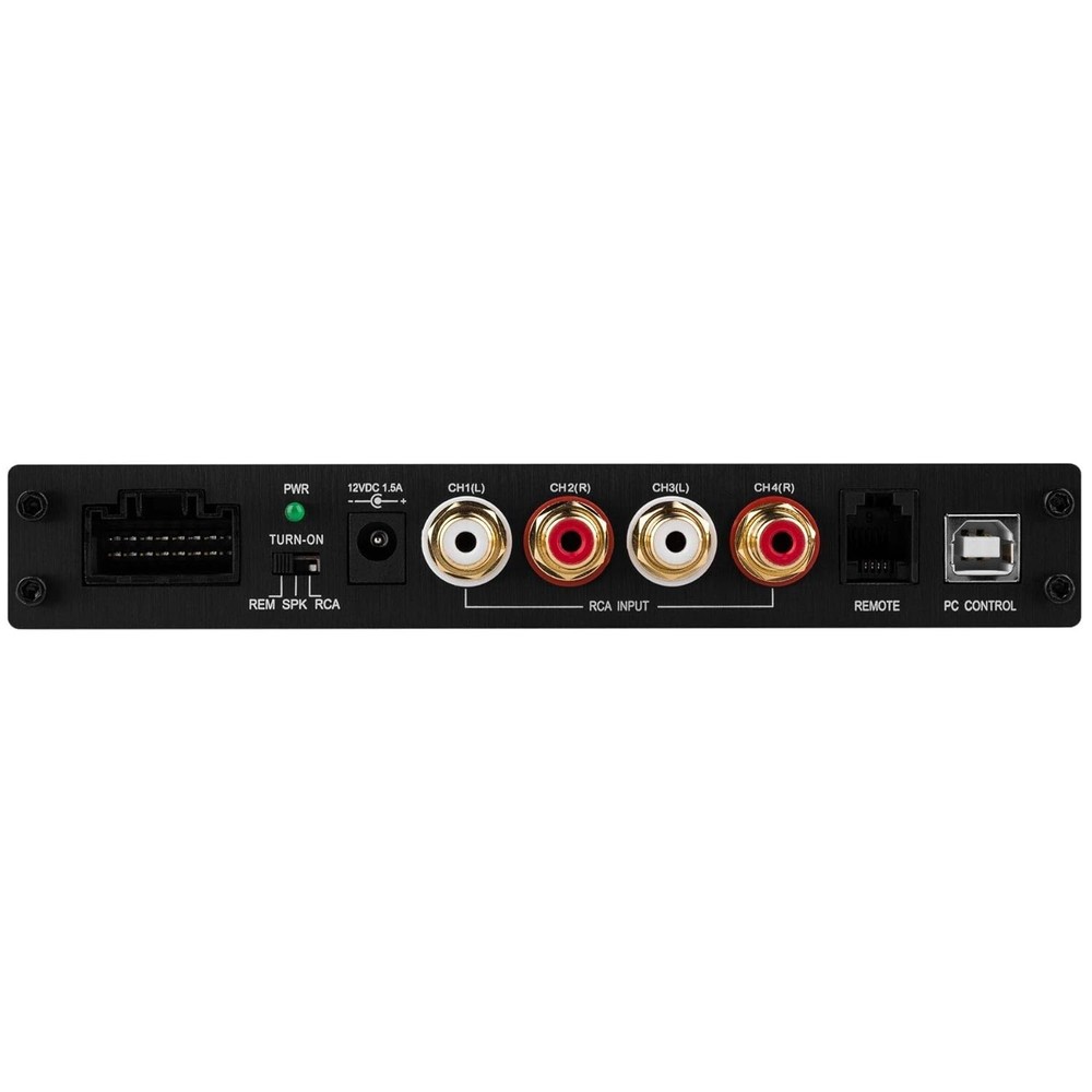 Compact DSP-408 Digital Signal Processor with Built-In EQ & User-Friendly GUI