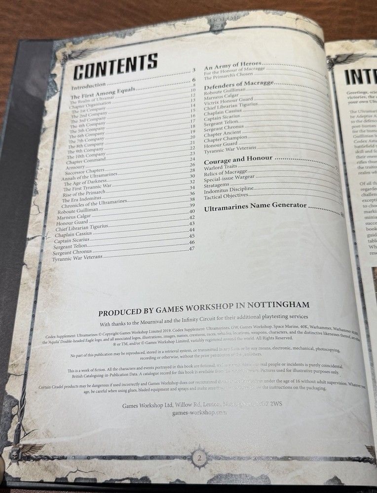 Games Workshop - Warhammer 40,000 - CODEX: Ultramarines