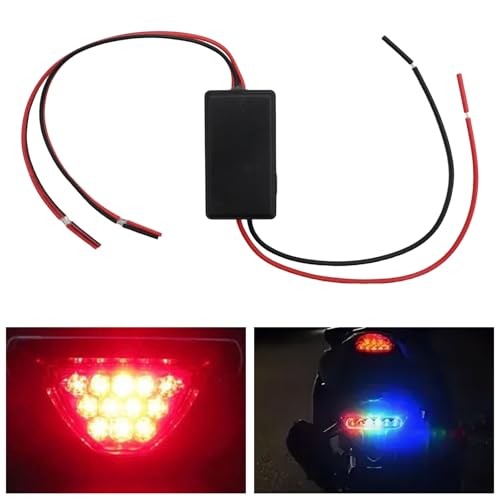 2Pcs GS-100C Flash Strobe Controller, Replacement for LED Tail/Brake/Turn