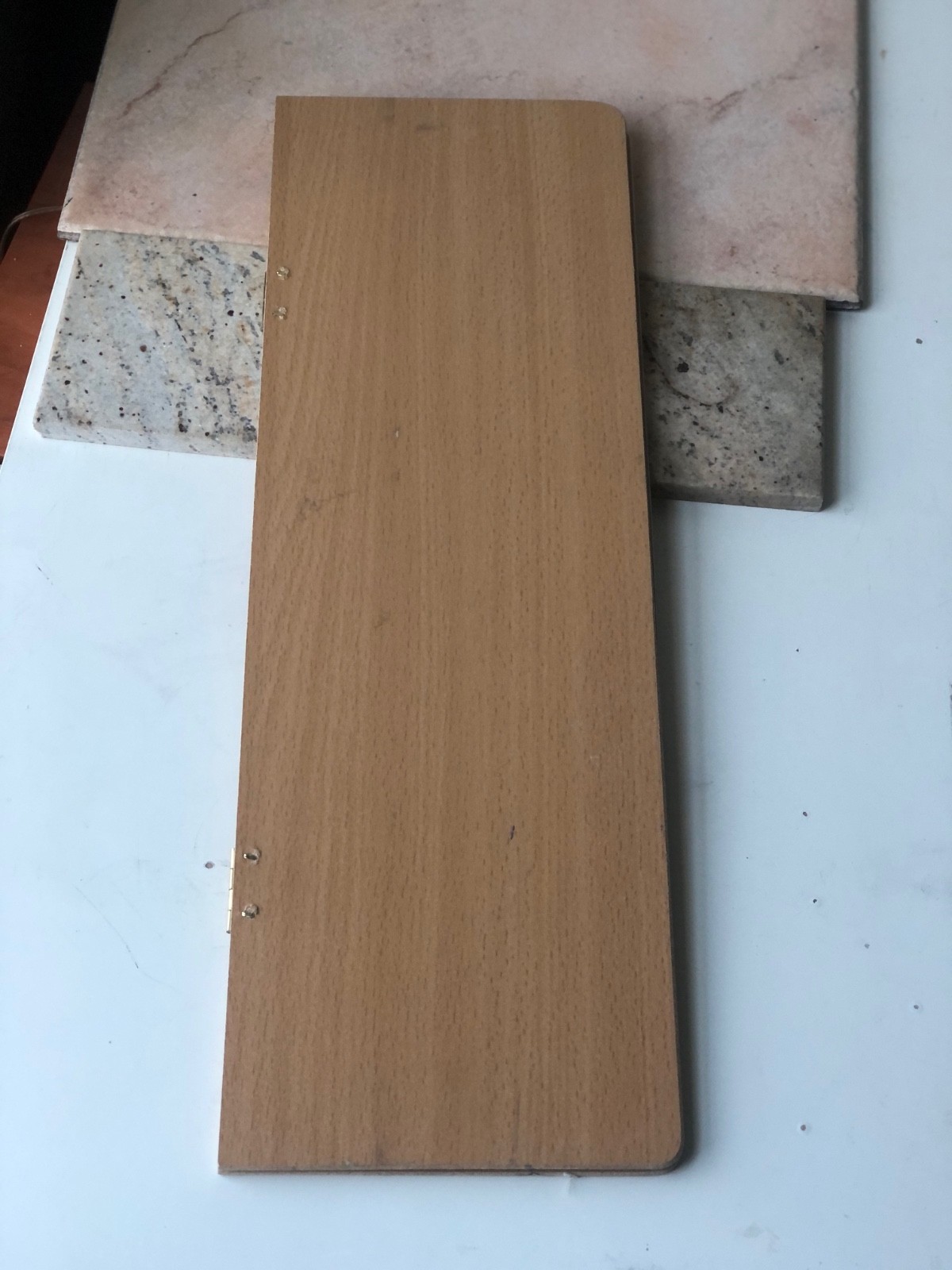 Foldable Wooden Oil Painting Artist Palette, Hinged, Travel Art Palette