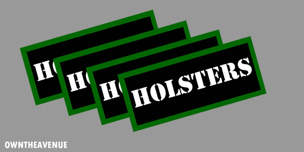 Holsters Ammo Can Labels for Ammunition Case stickers decals (4PACK)