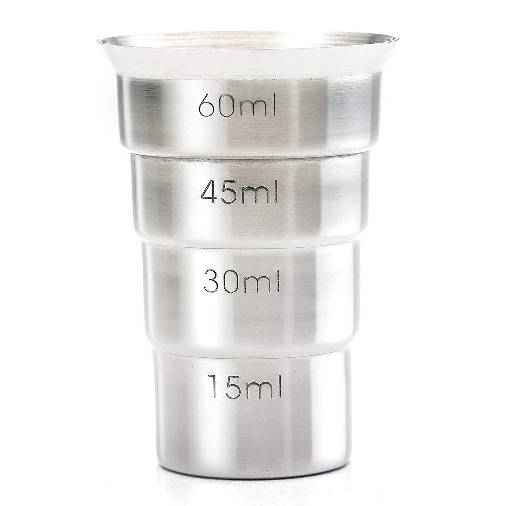 M37109 Drink Jigger 2 oz Stainless w/out Handle