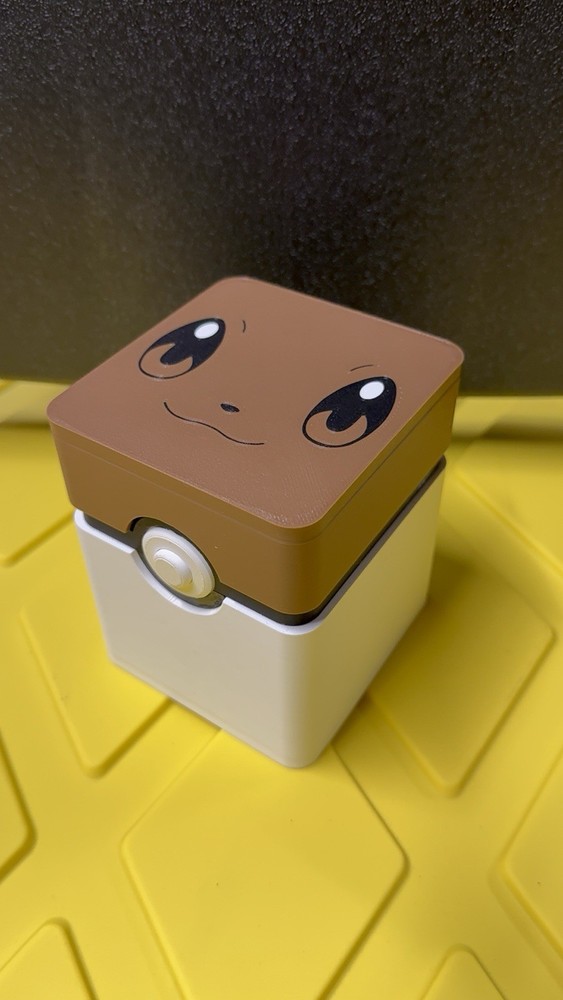 Eevee Pokemon 3d Printed Deck Box