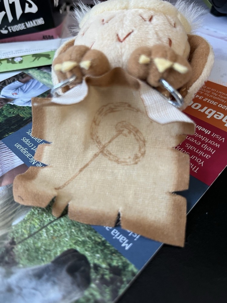 Harry Potter Messaging Owl Soft Toy Plush with Scroll 2001