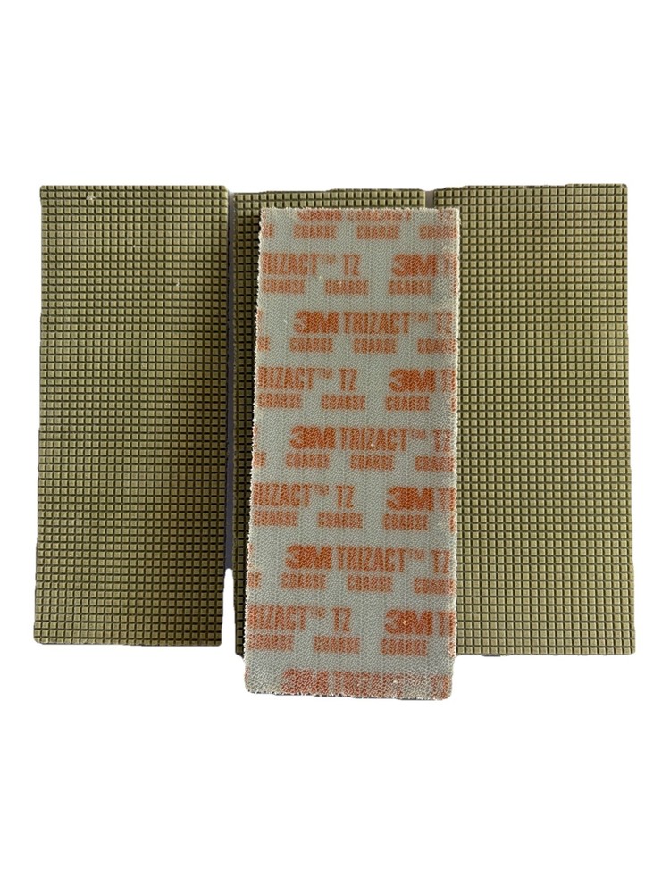 3M 86025 Polishing Pad, Gold, Shape Rectangular, 4 Pack See Photos