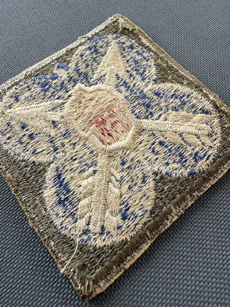 WWII/WW2 US Army 22st Corps Patch – Blue Clover – Original