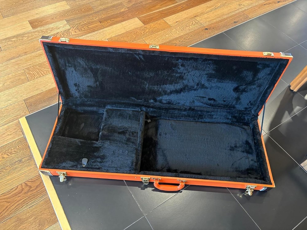 39" Electric Guitar Square Hard Shell Case (Orange)