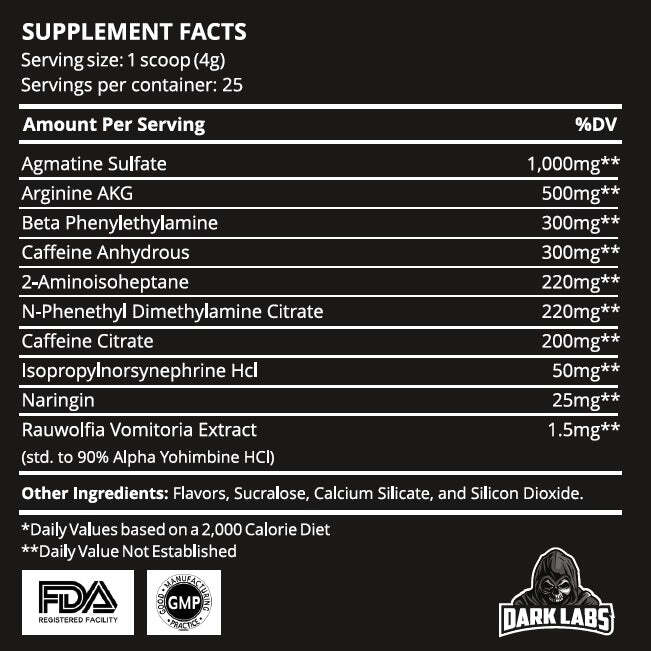 Dark Labs Flame V3 Pre Workout