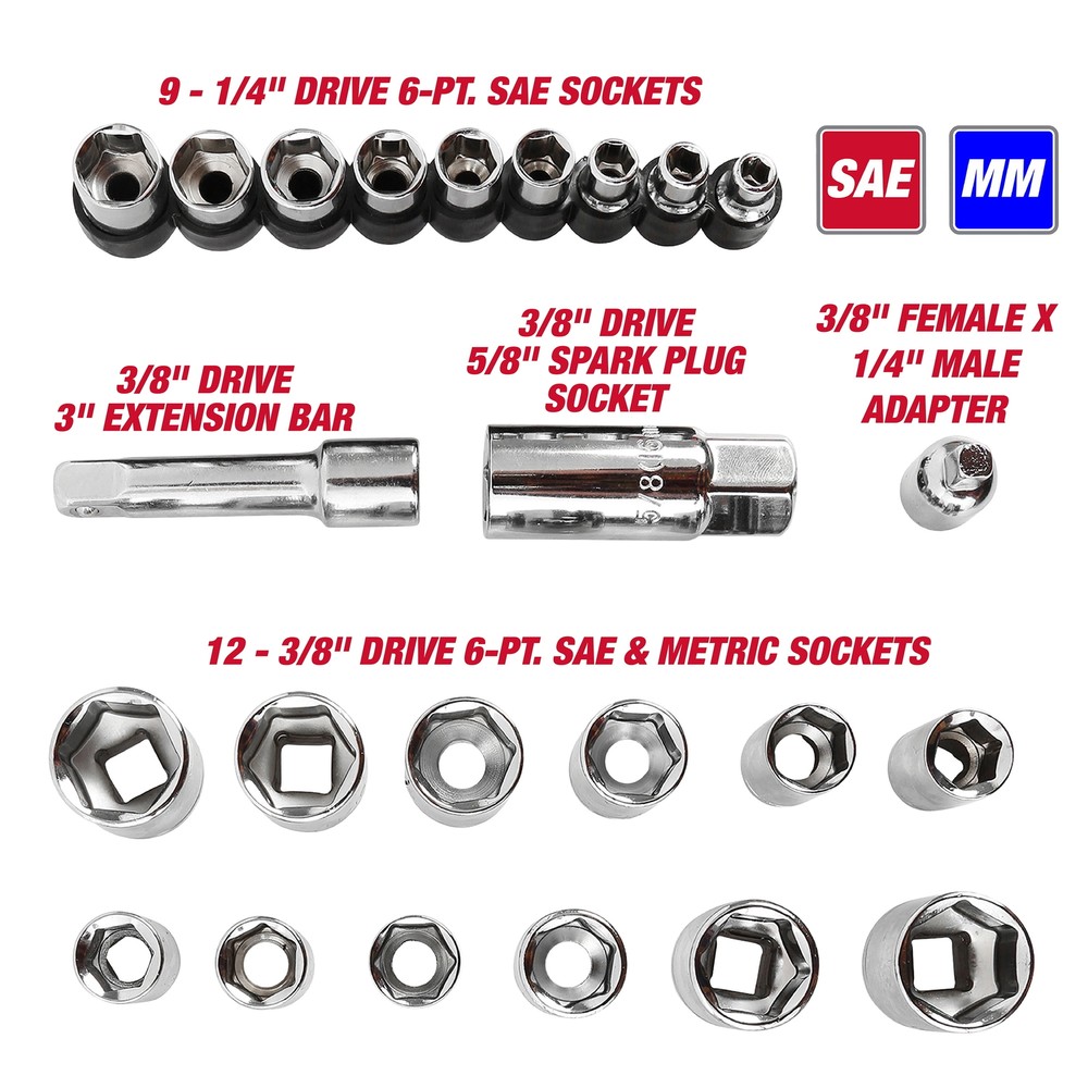 118-Piece Tool Set for Home Repairs