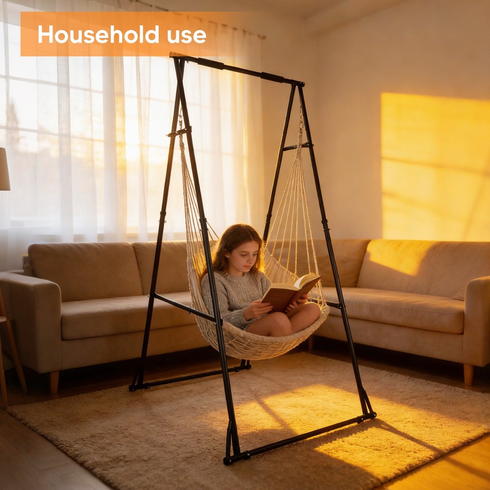 Foldable Multifunctional Exercise Rack Adjustable Pull Up Station for Home Gym