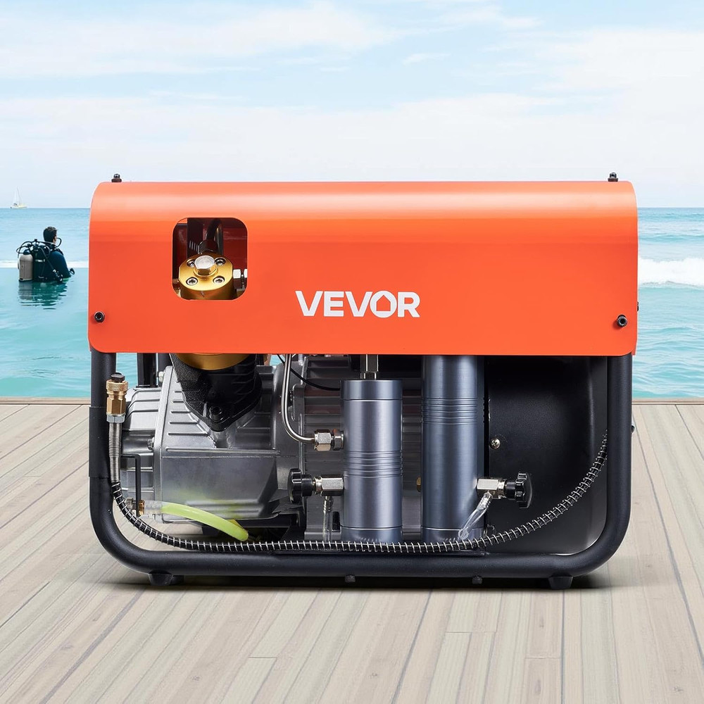 High-Performance 4500Psi PCP Air Compressor with Auto-Stop & Cooling System