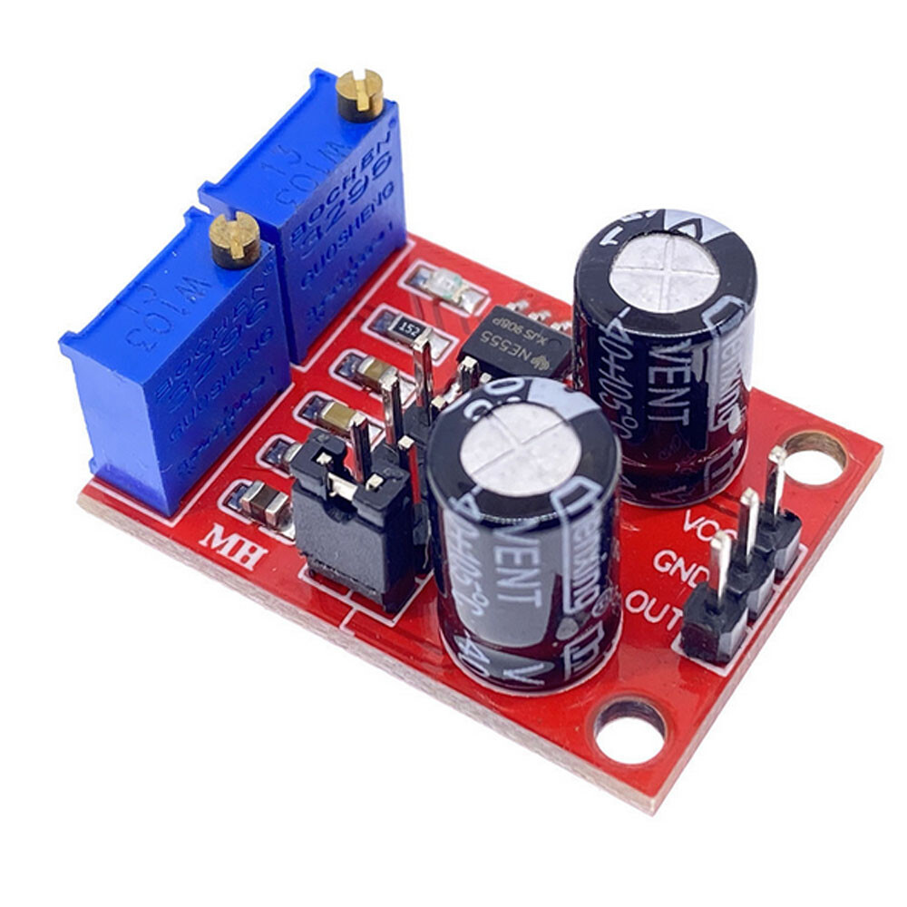 4Pcs NE555 Duty Cycle Pulse Frequency Adjustable Square Wave Generator Module