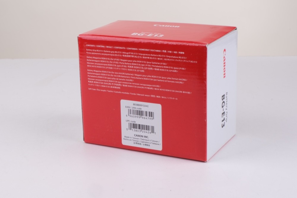 Canon BG-E13 Battery Grip EMPTY BOX
