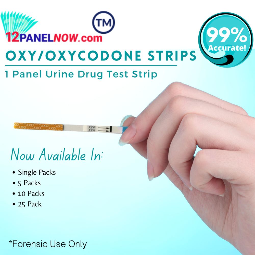 [25 Pack] OXY/Oxycodone Urine Drug Test Strips, Easy-Use, Accurate,