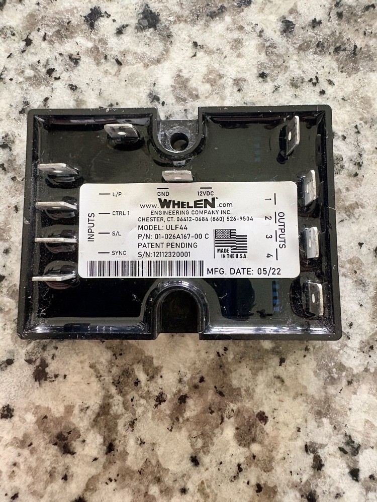 Whelen Ulf44 Universal LED  Flasher Used good working condition