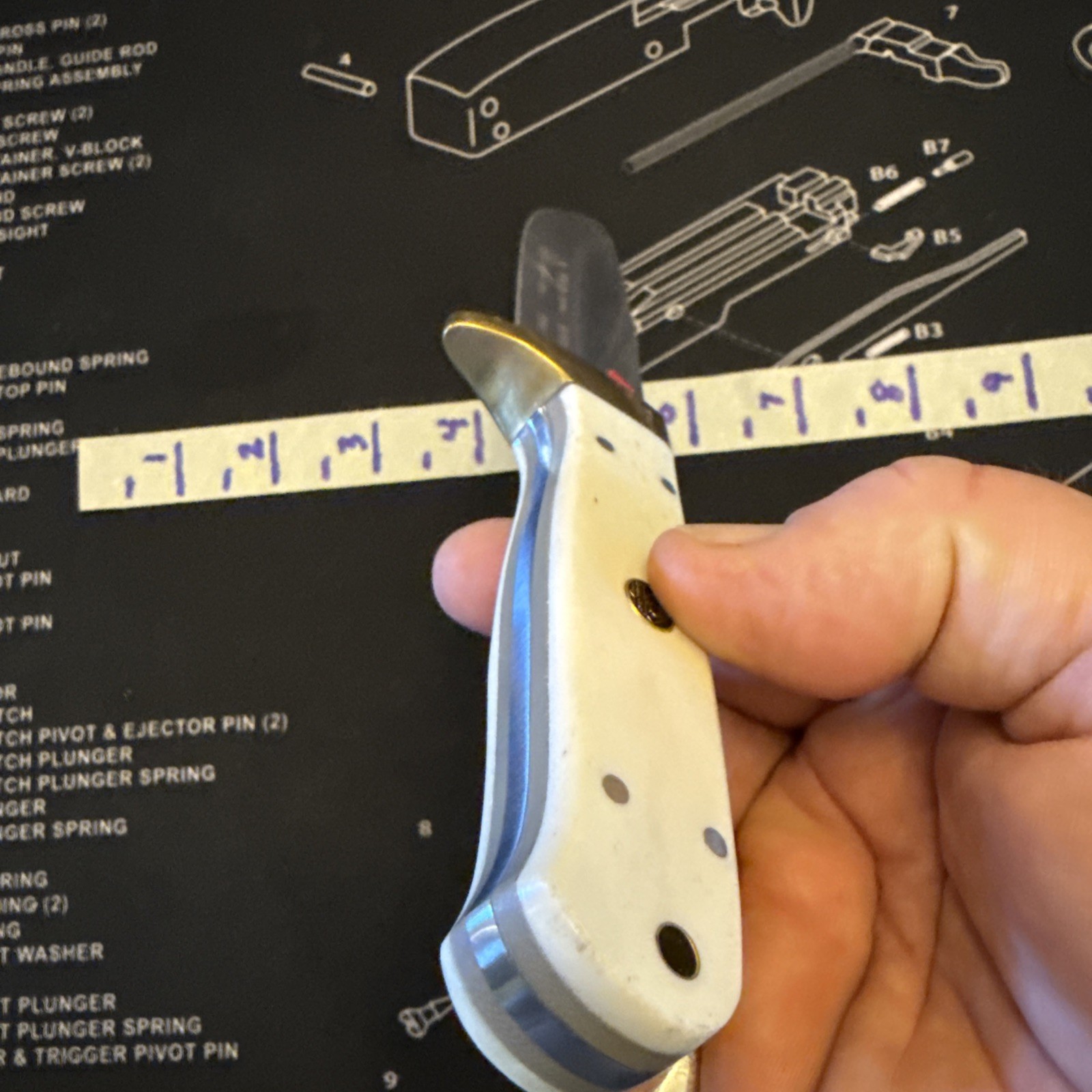 Puma SGB Elk Hunter, Smooth White Bone, German Steel, Hunting Knife, 68116050T