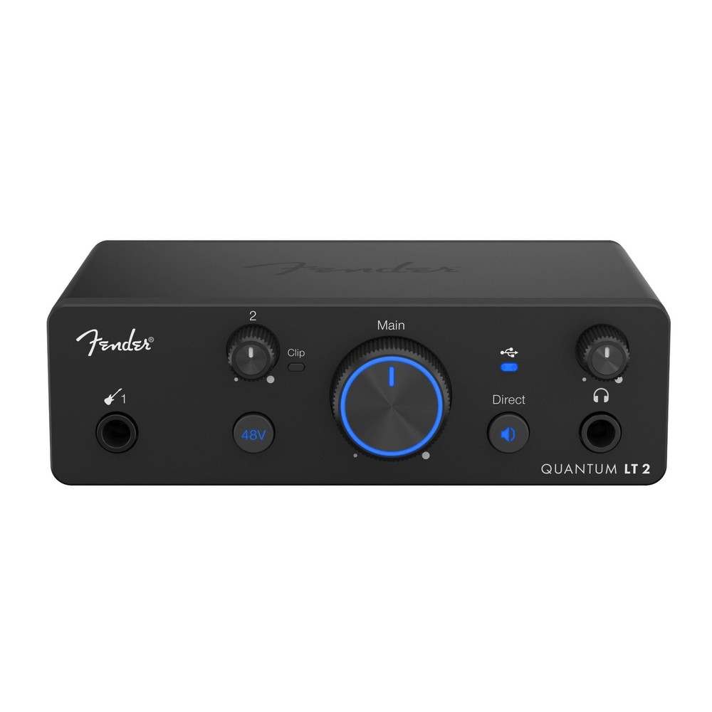 Fender Studio Quantum LT 2 USB-C Audio Interface with MAX-HD Mic Preamp