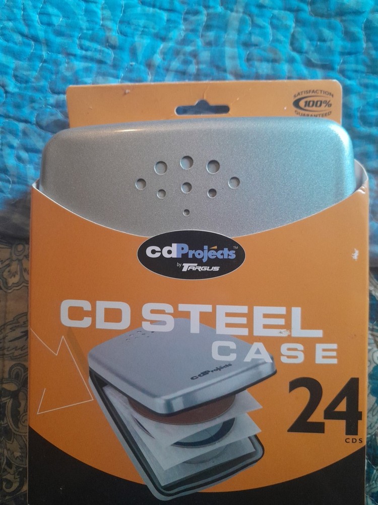CDProjects CD Steel Case 24 Cds By Targus  New Silver
