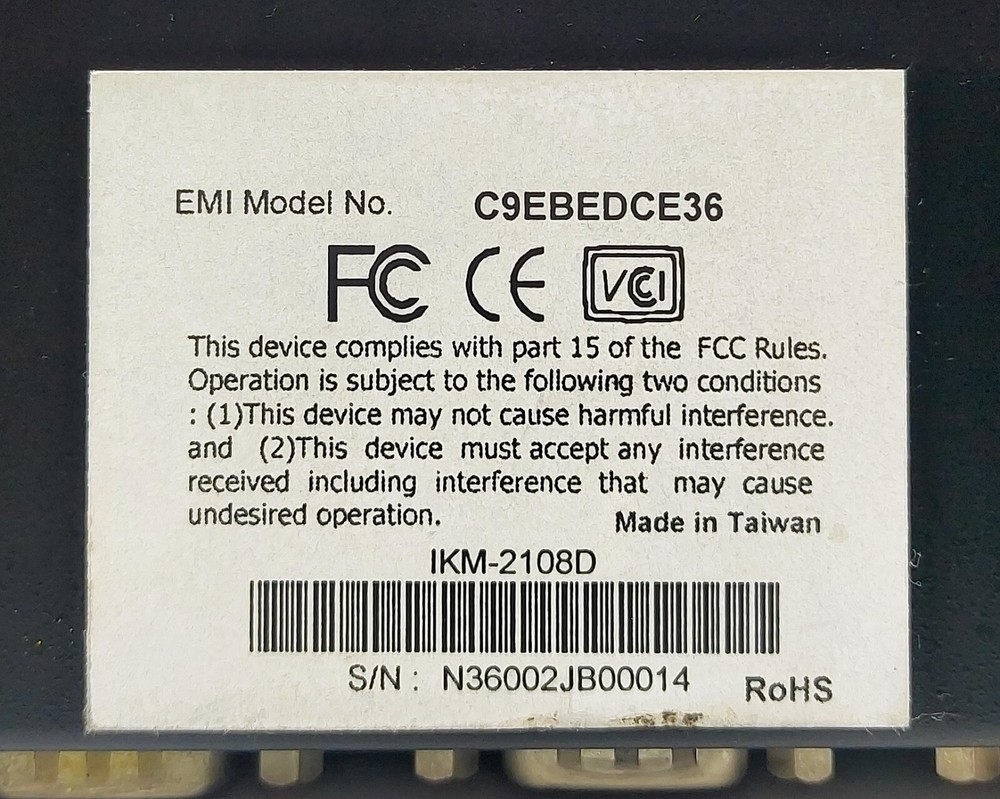 KVM Module IKM-2108D Switch C9EBEDCE36 0672