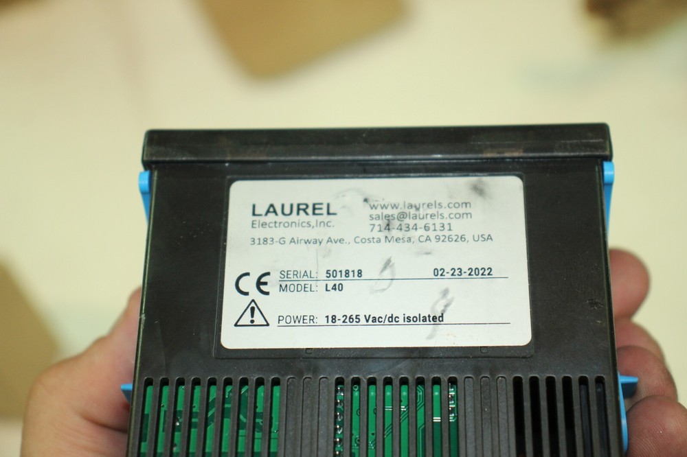 Laurel Electronics L40 Voltage Panel Meter