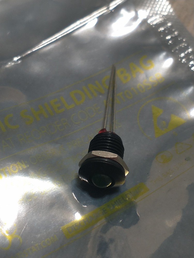 Bulgin 2V 25mA Green LED Panel Indicator P/N DX1092/GN