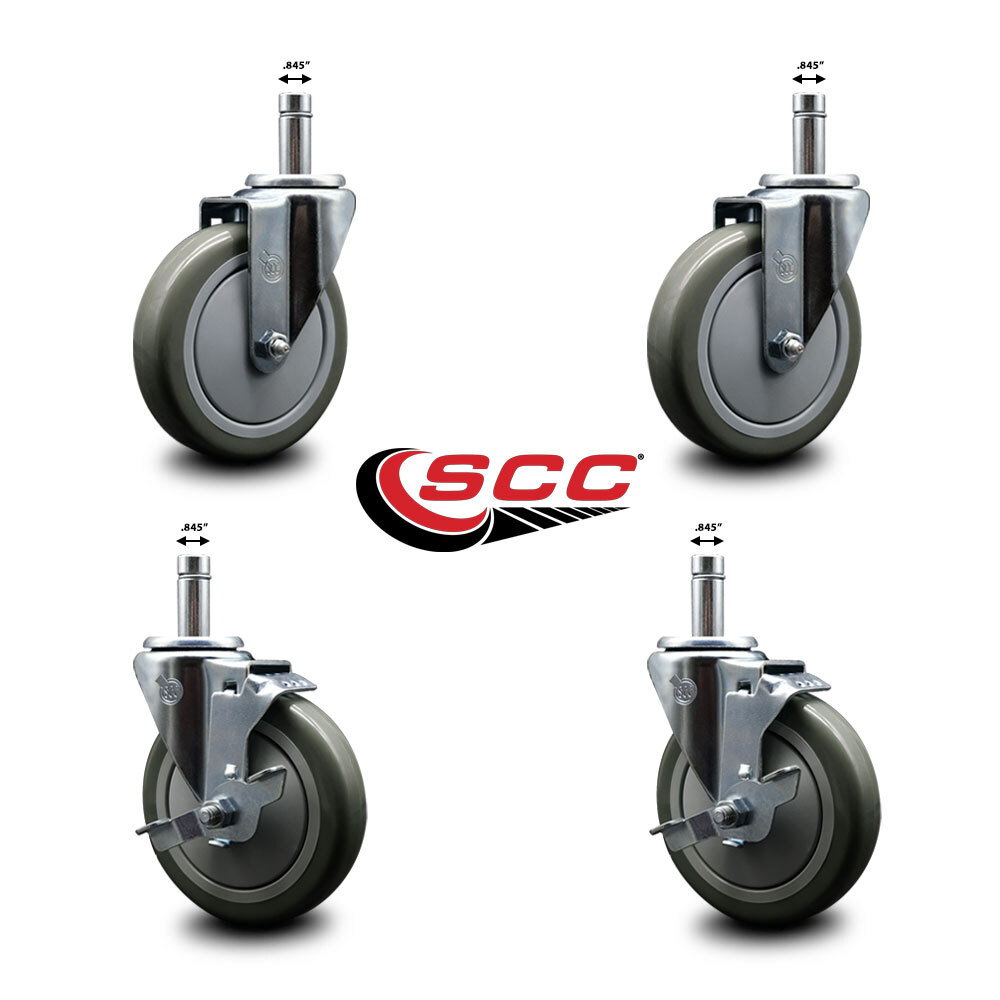 Service Caster Brand Replacement Set for Rapids Casters 4A461